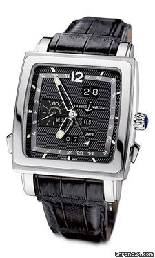 Ulysse Nardin Quadrato Dual Time Perpetual White Gold