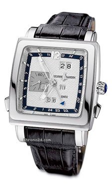 Ulysse Nardin Quadrato Dual Time Perpetual White Gold