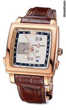 Ulysse Nardin Quadrato Dual Time Perpetual Rose Gold