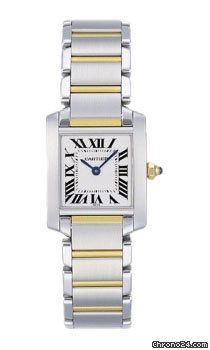 Cartier Tank Francaise Small Steel And Gold