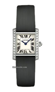 Cartier Tank Francaise Small Gold With Diamonds
