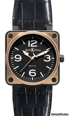 Bell & Ross BR 01-92 Automatic Pink Gold and Carbon