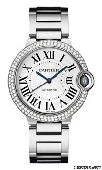 Cartier Ballon Bleu White Gold With Diamonds