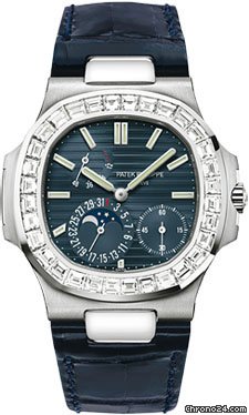 Patek Philippe Nautilus Mens White Gold