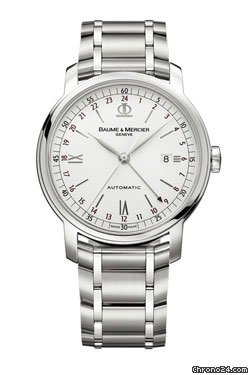 Baume & Mercier Classima Executives Contemporary Extra Large Dual Time