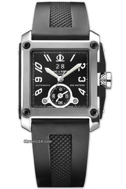 Baume & Mercier Hampton Square Extra Large Dual Time