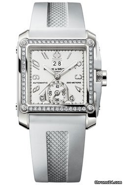 Baume & Mercier Hampton Square Extra Large Dual Time