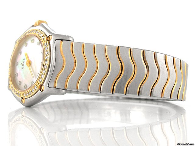 replica Ebel Damen "MINI SPORT CLASSIQUE" Edelstahl / Gelbgold Quarz WATCHES 1 