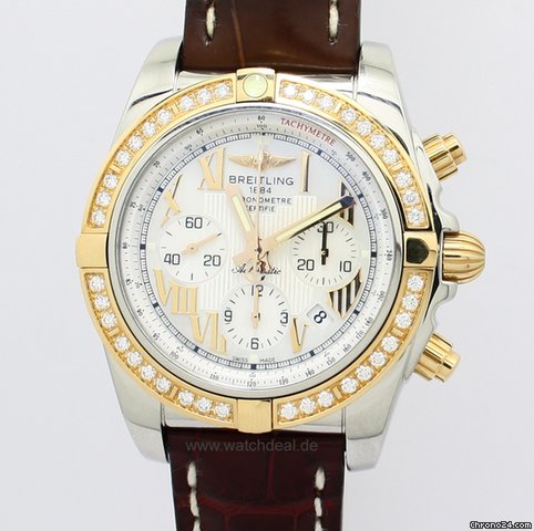 Breitling Chronomat 44 Diamant  NEU incl MWST mit Box+Papieren