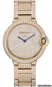Cartier Ballon Bleu Pink Gold With Diamonds