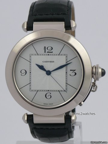 Cartier Pasha 42 white gold ~99% like new~