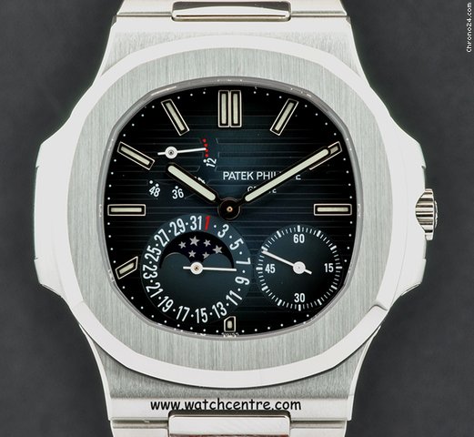 Patek Philippe S/S Power Reserve Nautilus B&P 5712/1A