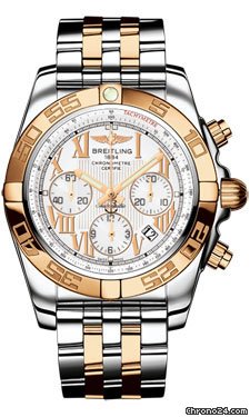 Breitling Chronomat B01 Steel and Rose Gold