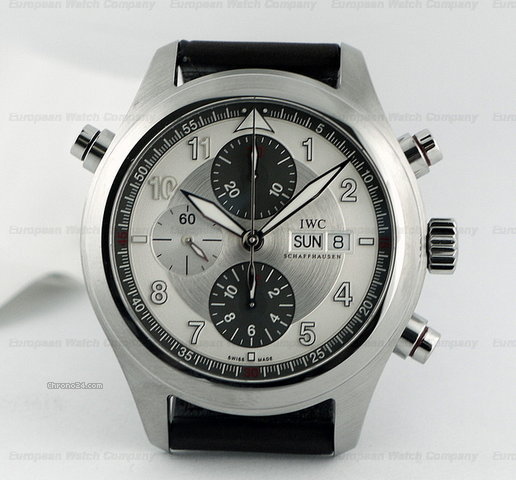 IWC Doppel Spitfire Split Second PANDA Dial NEW