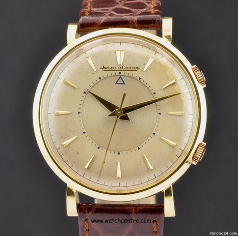Jaeger-LeCoultre 18k Y/Gold Manual Wind Memovox Alarm