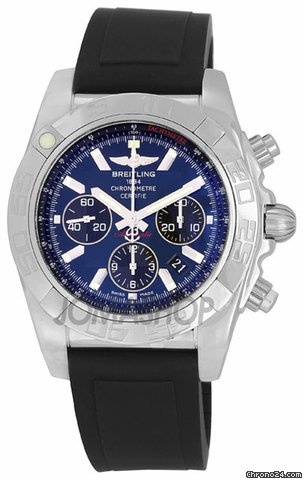 Breitling Windrider Chronomat Blue Dial Mens Watch AB011012-C789-DPBK