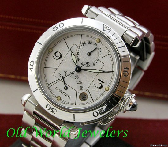 Cartier STAINLESS STEEL PASHA POWER RESERVE