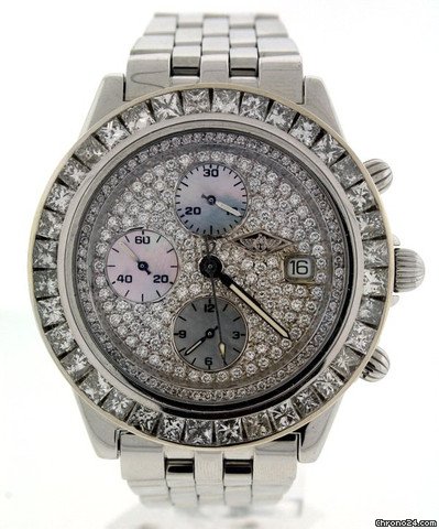 replica Breitling Crosswind Custom Diamond Pre-owned A13055 WATCHES 1 