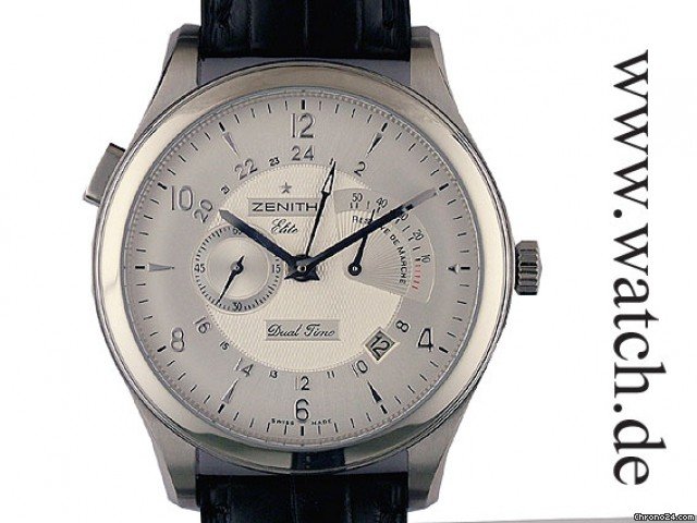 Zenith Grande Class Reserve de Marche Dual Time 44mm
