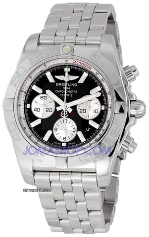 Breitling Chronomat B01 Black Dial Mens Watch AB011012-B967SS