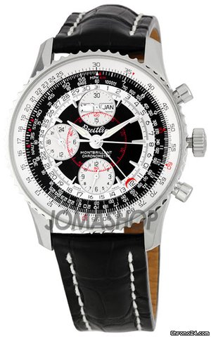 Breitling Montbrilliant Datora Black Dial Mens Watch A2133012-B993BKCD
