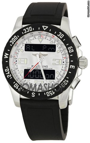Breitling Airwolf Raven Chronograph Mens Analog-Digital Watch A7836434-G653BKPD