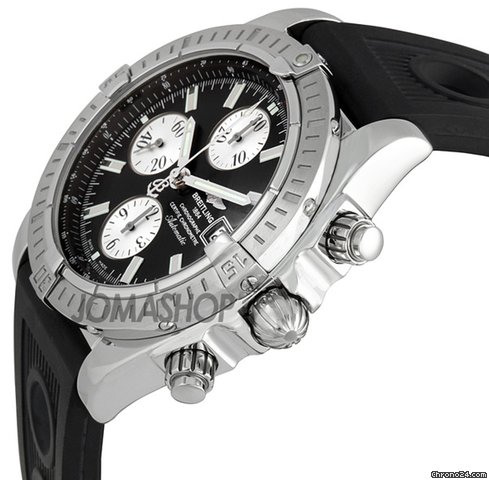 Breitling Chronomat Black Dial Chronograph Mens Watch A1335611-B719BKRD WATCHES 2