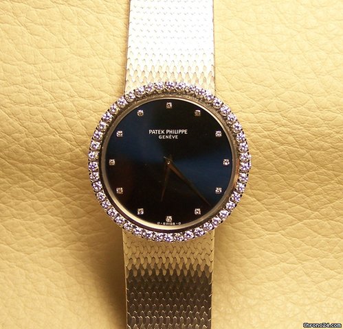 Patek Philippe CALATRAVA Ref.3600/2 ORO BIANCO LUNETTA DI BRILLANTI