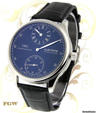 IWC 5443 Limited Edition Wempe Portuguese Regulateur, Platinum