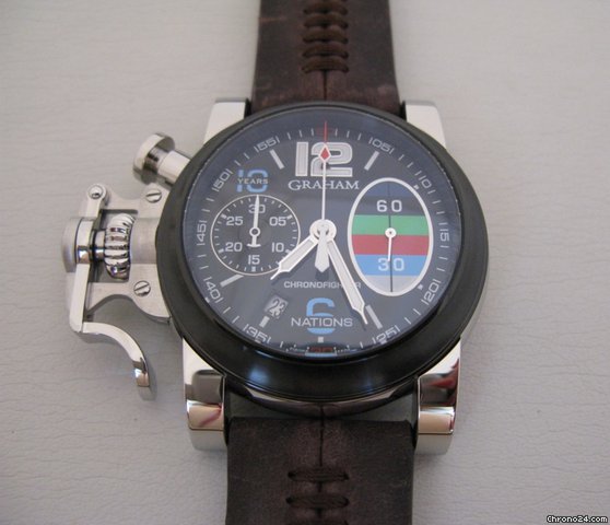 Graham CHRONOFIGHTER 6 NATIONS EDITION 10 YEARS CHRONOGRAPH RAC RBS