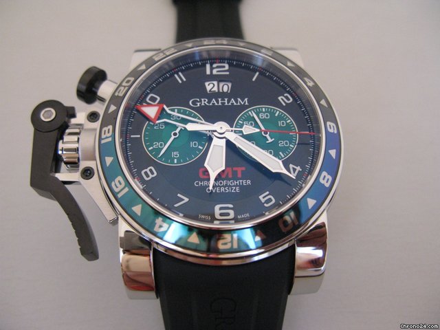 Graham CHRONOFIGHTER CHRONOGRAPH OVERSIZE GMT GREEN