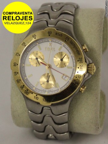 Ebel Chronograph acero y oro