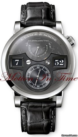 A. Lange & Sohne LANGE ZEITWERK LUMINOUS "PHANTOM" PLATINUM LIMITED 100 PIECE