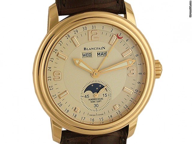 Blancpain Leman Mondphase Kalender Rosegold 40mm