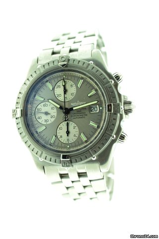 Breitling chronomat brushed+pilot band brushed crosswind racing