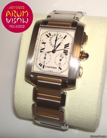 Cartier Tank Frances Chrono Mixto