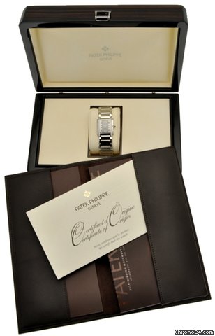 replica Patek Philippe Twenty-4 - Dark  Dial - Two ligns of Diamonds NEW WATCHES 1 