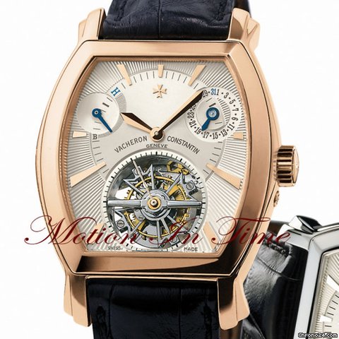 Vacheron Constantin MALTE TONNEAU TOURBILLON ROSE GOLD  w. POWER RESERV