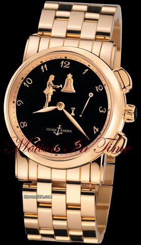 Ulysse Nardin HOURSTRIKER MINUTE REPEATER ROSE GOLD 42mm on BRACELET