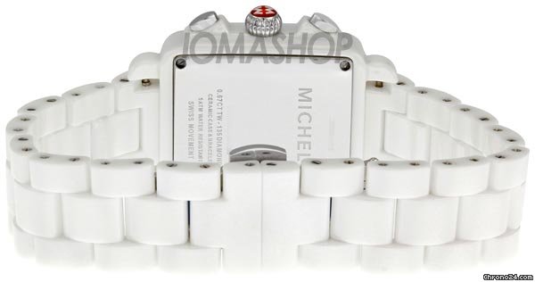 replica Michele Deco White Ceramic Zebra Dial Ladies Watch MWW06F000010 WATCHES 1 