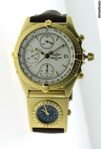 Breitling Gold Chronomat with UTC at 6 oclock