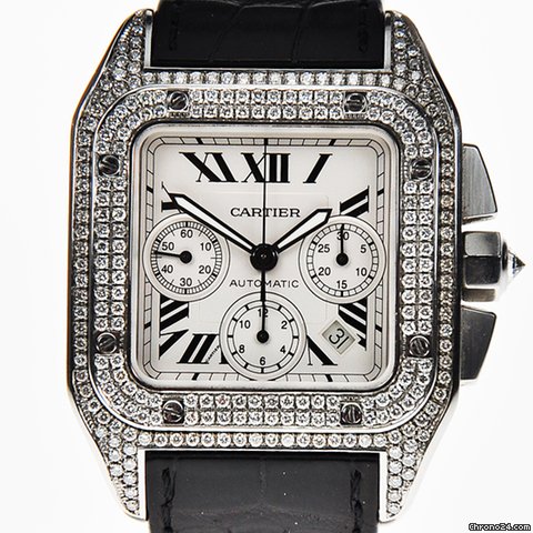 Cartier SANTOS 100 CHRONOGRAPH W20090X8