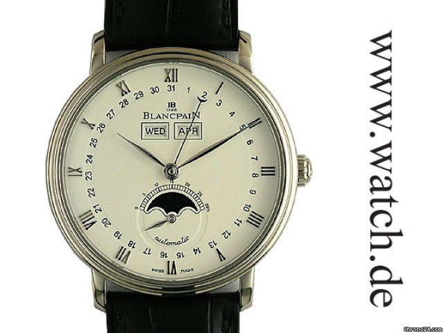 Blancpain Villeret Vollkalender Mondphase 38mm