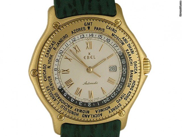 Ebel Voyager Weltzeituhr 18kt Gelbgold 38mm