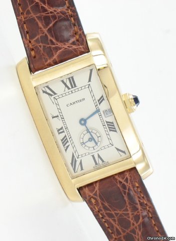 Cartier Tank Americaine in Gelbgold
