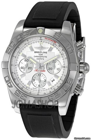 Breitling Chronomat B01 Silver Dial Chronograph Mens Watch AB011012-G684BKPD