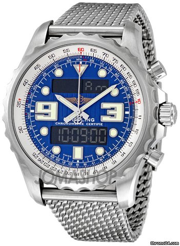 Breitling Chronospace Mariner Analog - Digital Mens Watch A7836534-C823SS