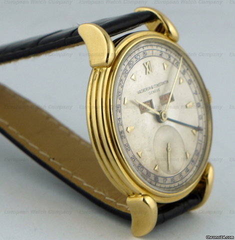 replica Vacheron Constantin Triple Date "Claw Lugs"  Vintage WATCHES 1 
