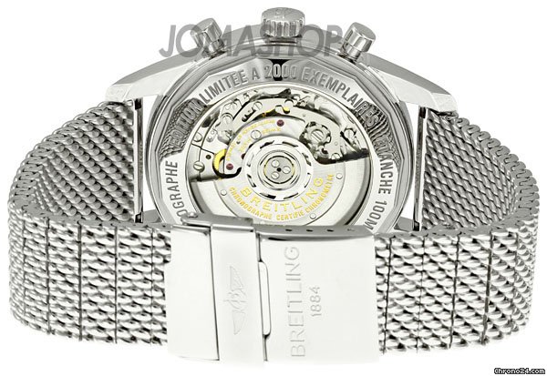 replica Breitling Transocean Silver Dial Chronograph Mens Watch AB015112-G715SS WATCHES 1 