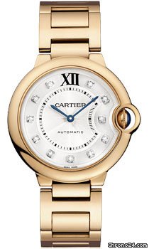 Cartier Ballon Bleu Pink Gold With Diamonds